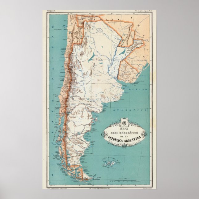 Argentinischer Atlas 2 Poster (Vorne)