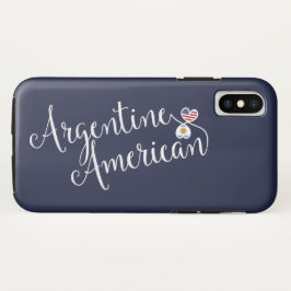 argentinischer Fall für amerikanische Herzklopfen Case-Mate iPhone Hülle