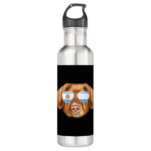 Argentinischer Flaggenfahne Tolling Retrievers Dog Edelstahlflasche