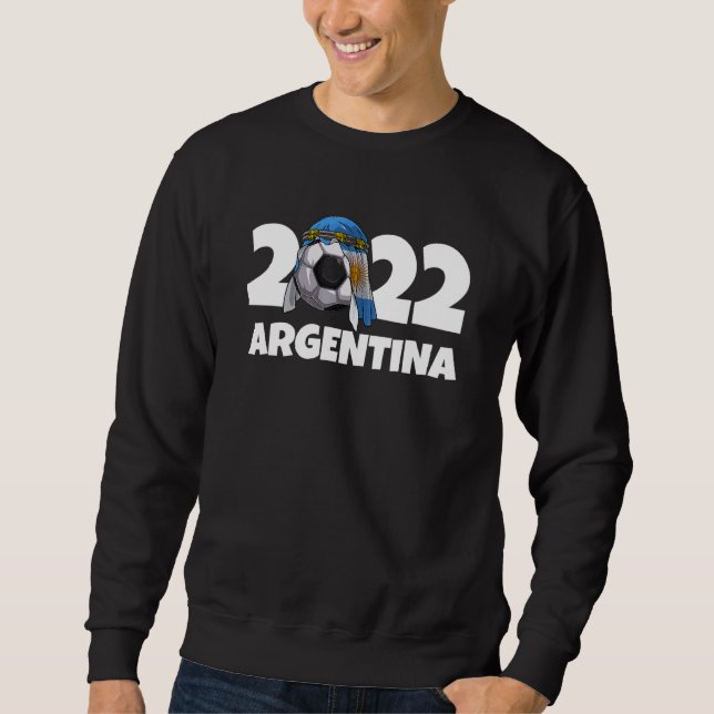 Argentinischer Fußball-Arabische Fußballmeistersch Sweatshirt (Vorderseite)