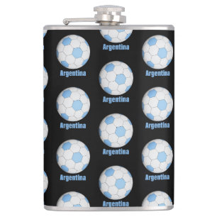 Argentinischer Fußball Flachmann
