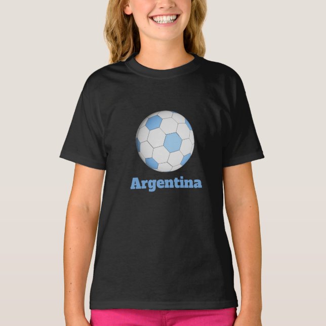 Argentinischer Fußball  T-Shirt (Vorderseite)