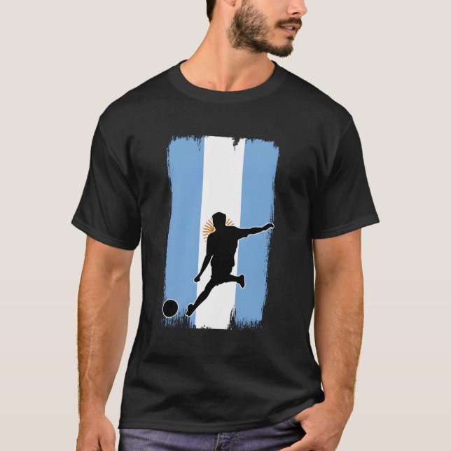 Argentinischer Fußball T-Shirt (Vorderseite)