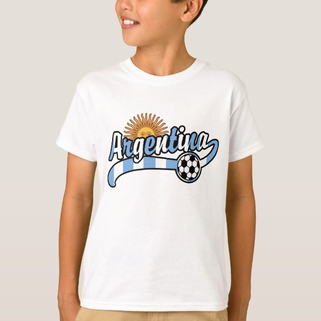 Argentinischer Fußball T-Shirt (Vorderseite)