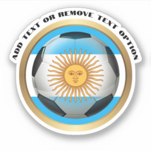 Argentinischer Fußballsport Aufkleber