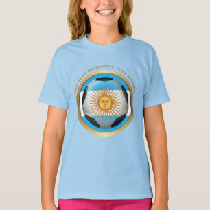 Argentinischer Fußballsport T-Shirt