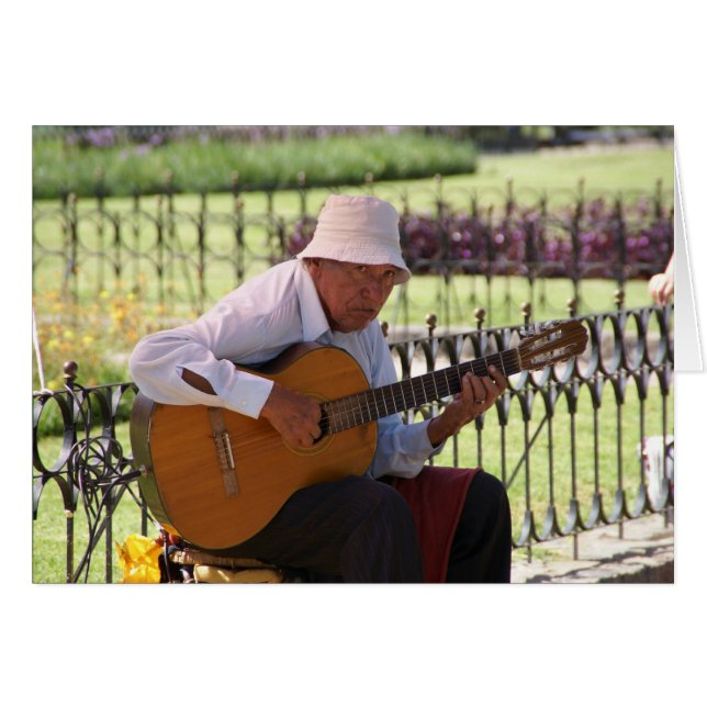 Argentinischer Gitarrenspieler (Vorderseite (Horizontal))