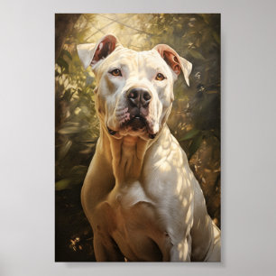 Argentinischer Hund/Dogo Argentino Poster