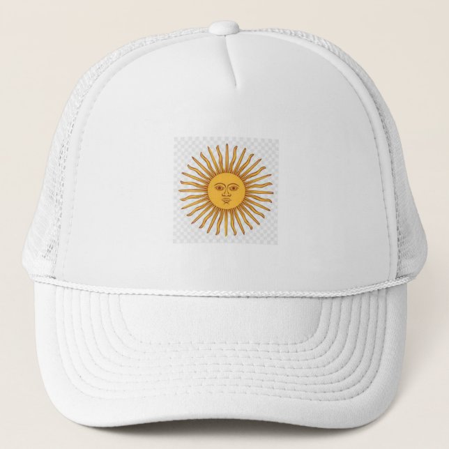 Argentinischer Logo Weltmeisterschaft 2022 Fußball Truckerkappe (Vorderseite)
