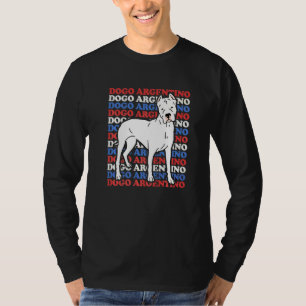 Argentinischer Mastiff-Hundebesitzer Argentinische T-Shirt