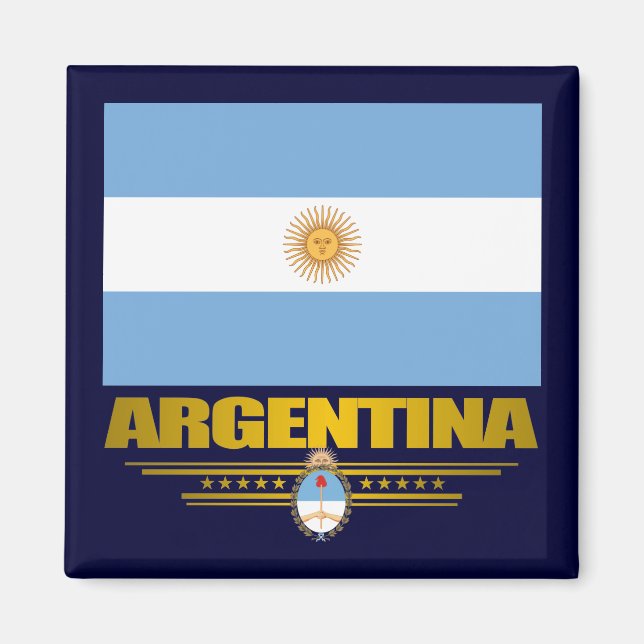 "Argentinischer Pride" Magnet (Vorne)