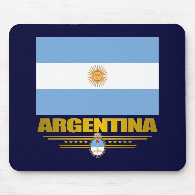 "Argentinischer Pride" Mousepad (Vorne)