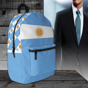 Argentinischer Rucksack, patriotisch, argentinisch Bedruckter Rucksack