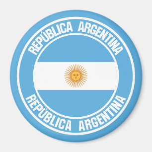 Argentinischer Runde Magnet