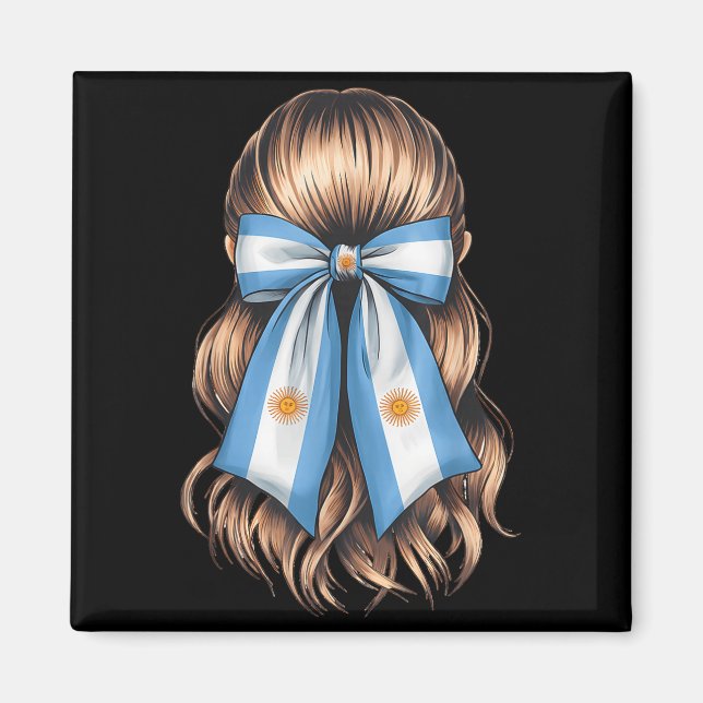 Argentinischer Stolz argentinische Flagge  Magnet (Vorne)