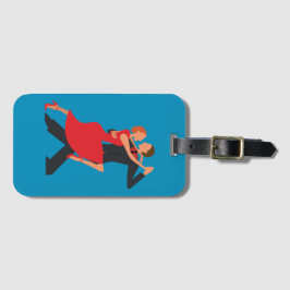 Argentinischer Tango Couple Gepäckanhänger