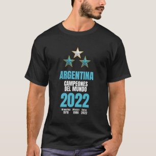 Argentinischer Weltmeister 2022 - Fußballfans-Rela T-Shirt