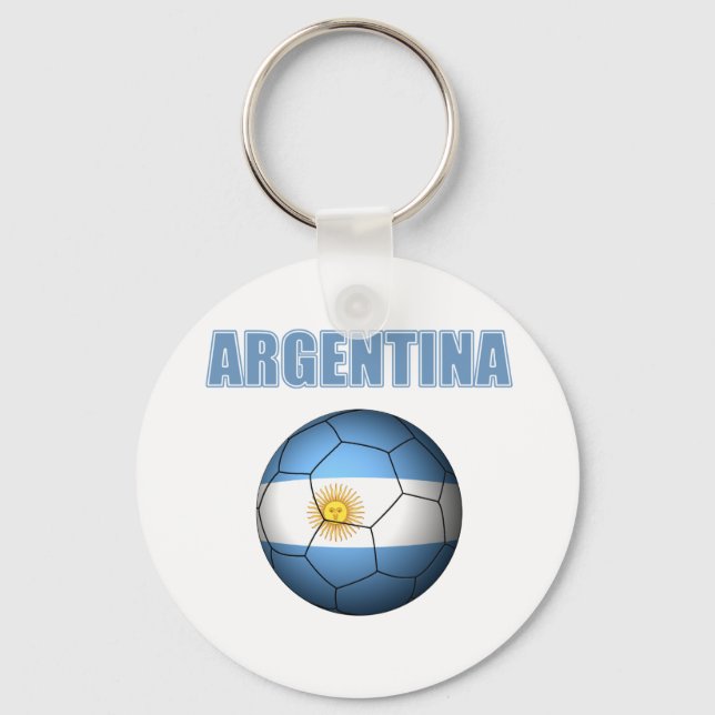 Argentinischer Weltmeisterschaft T - Shirt Schlüsselanhänger (Vorderseite)