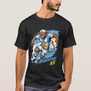 Argentinisches As - Fußballstar Argentiniens Fußba T-Shirt