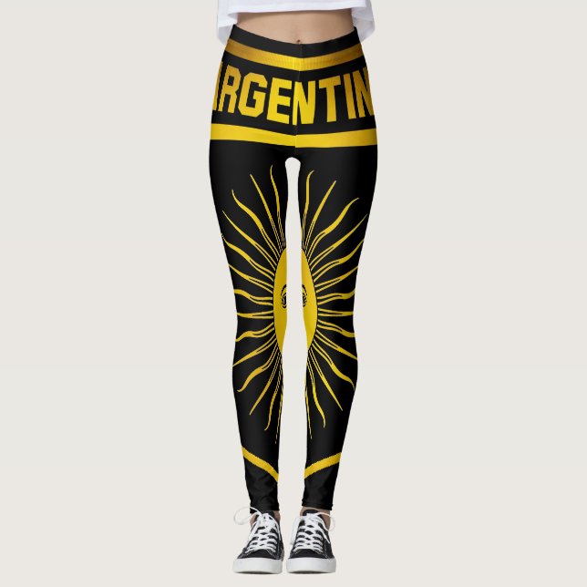 Argentinisches Emblem Leggings (Vorderseite)