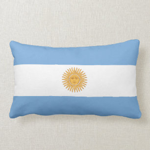 Argentinisches Flaggenkissen Lendenkissen