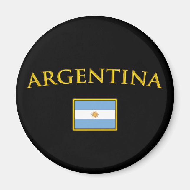 Argentinisches Gold Magnet (Vorne)