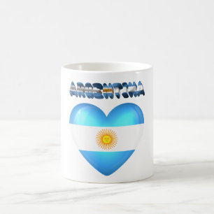 Argentinisches Herz Kaffeetasse