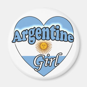Argentinisches Mädchen Magnet