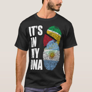 argentinisches und guyanisches DNA-Flag T-Shirt