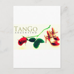 Argentinisches Vintage-Tango Postkarte