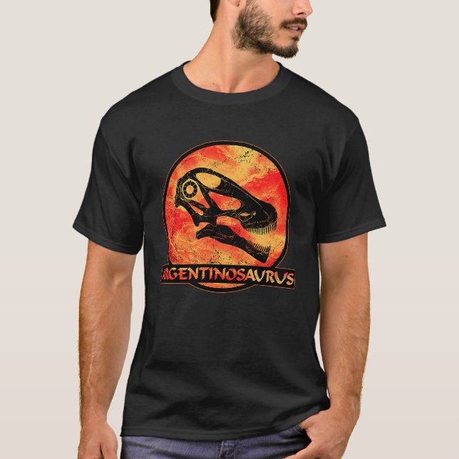 Argentinosaurus Skull Fossil Hunter  3 T-Shirt (Vorderseite)