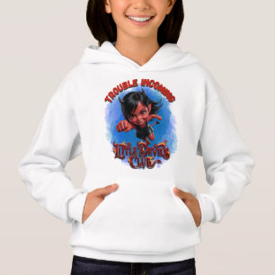 Ärger kommt Kleiner Teufelsclub Süßer Teufel Mädch Hoodie