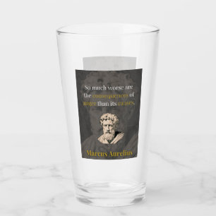 Ärger schadet dir am meisten: Marcus Aurelius über Glas