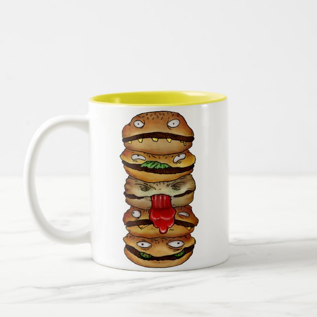 Ärger-Tasse Zweifarbige Tasse (Links)