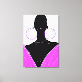 Argolas original - deep pink leinwanddruck