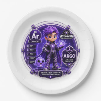 ARGON-Ballon Pappteller