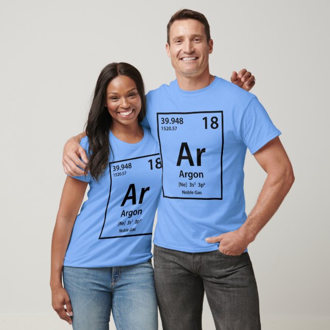 Argon-Element (schwarz) T-Shirt (Unisex)