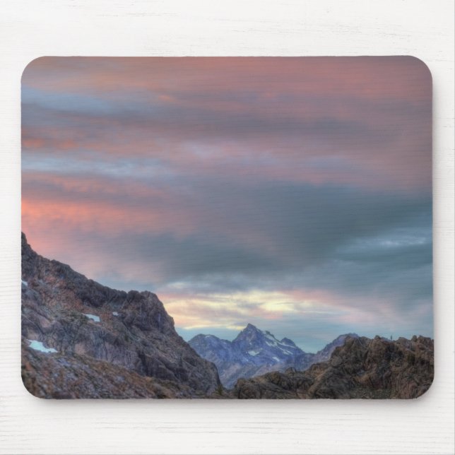 Argonaut Peak, Sonnenuntergang Mousepad (Vorne)