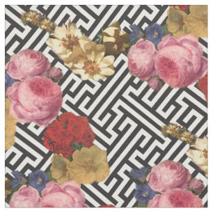 Argos mit Blumen Stoff