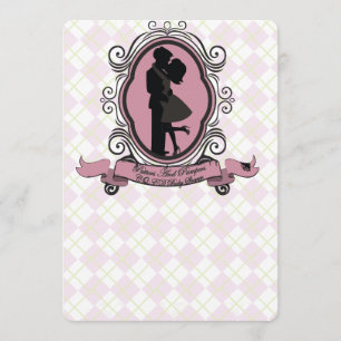 Argyl Baby Shower Invitations Golf Thème