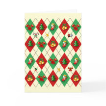 Argyle-Diamant-Weihnachten