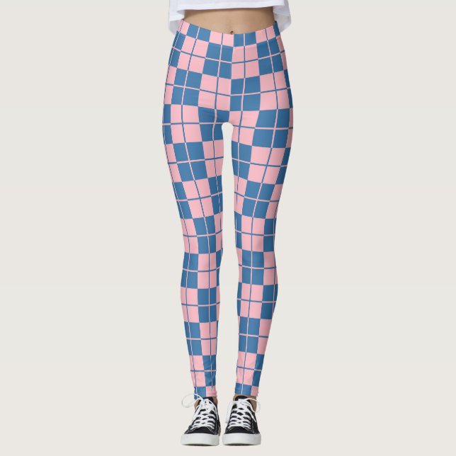 Argyle-Karo-Karo Leggings (Vorderseite)