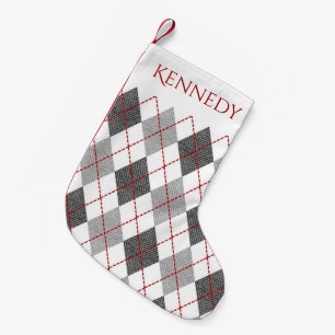 Argyle mit Namen Kleiner Weihnachtsstrumpf