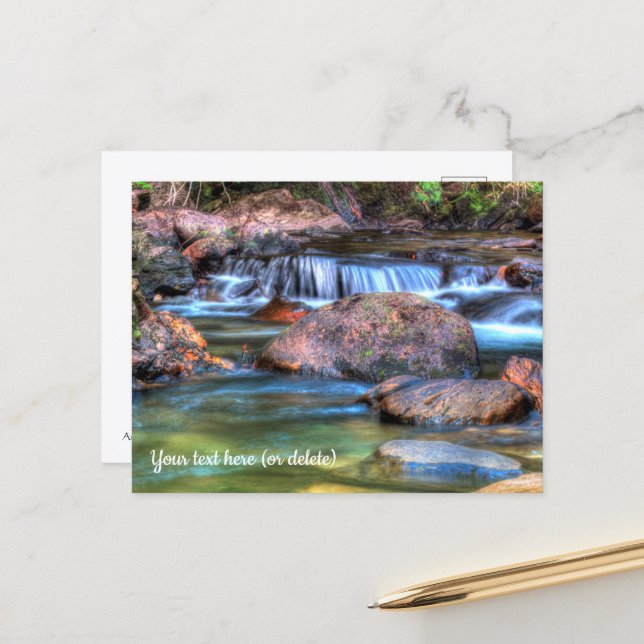 Argyll burn Postcard Postkarte (Vorderseite/Rückseite Beispiel)