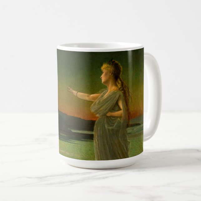 Ariadne bei Naxos John Atkinson Grimshaw Kaffeetasse (VorderseiteRechts)