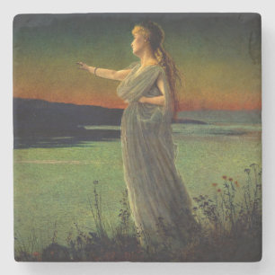 Ariadne bei Naxos John Atkinson Grimshaw Steinuntersetzer
