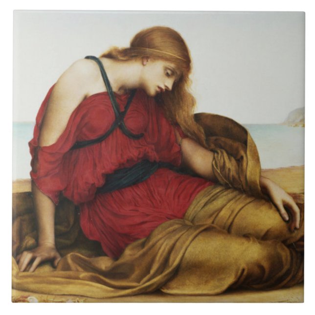 Ariadne in Naxos (klassischer griechischer Mythos) Fliese (Vorderseite)