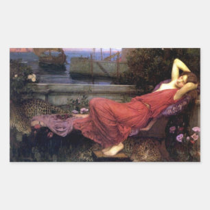 Ariadne Rechteckiger Aufkleber