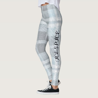 AriaGrace Silver Frost Winter Karomuster Vol 24 Leggings