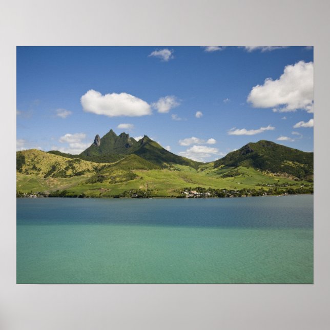 Ariale Sicht auf den Löwenberg, Südosten Poster (Vorne)